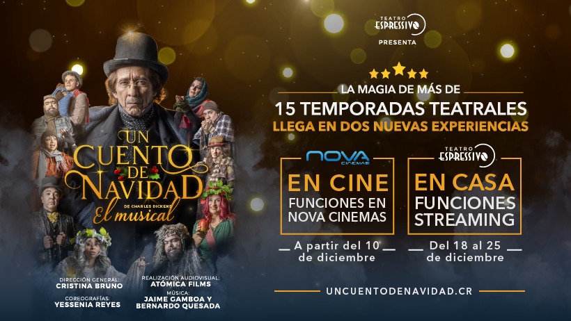 “Un Cuento de Navidad, el musical” llega por primera vez  al cine y a su casa